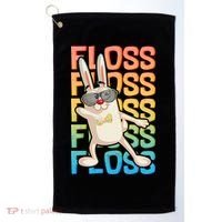 Flossing Easter Bunny Golf Towel thumb 0