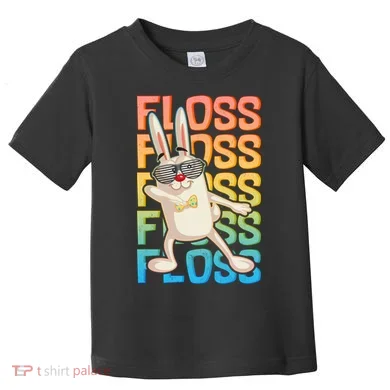 Flossing Easter Bunny Toddler T-Shirt