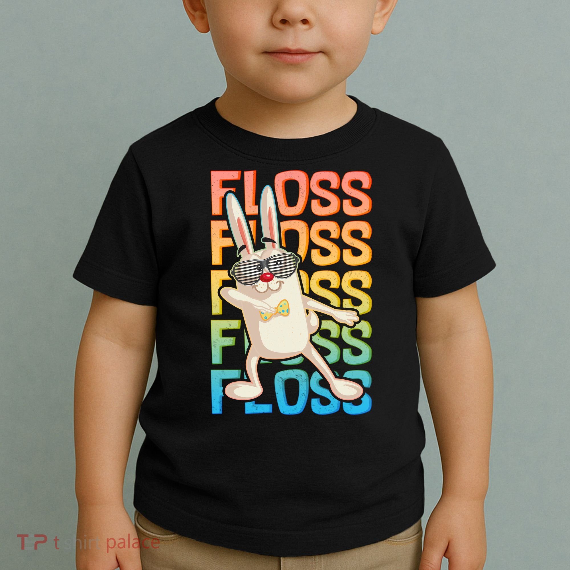 Flossing Easter Bunny Toddler T-Shirt