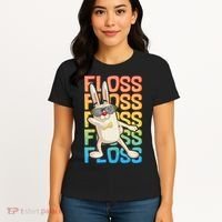 Flossing Easter Bunny Women's T-Shirt thumb 4