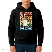 Flossing Easter Bunny Kids Hoodie thumb 4