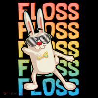 Flossing Easter Bunny Kids Hoodie thumb 5