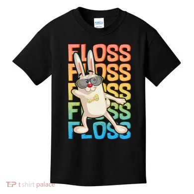 Flossing Easter Bunny Kids T-Shirt