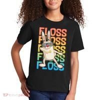 Flossing Easter Bunny Kids T-Shirt thumb 2
