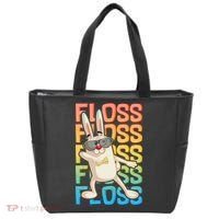 Flossing Easter Bunny Tote Bag thumb 0