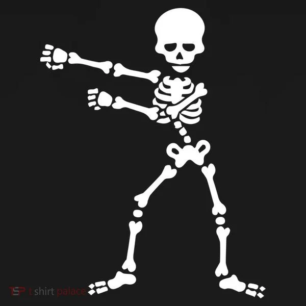 Flossing Skeleton  Doggie Tank