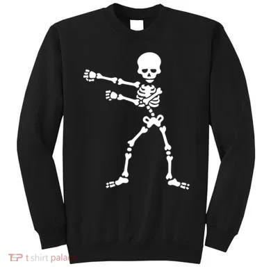 Flossing Skeleton  Sweatshirt