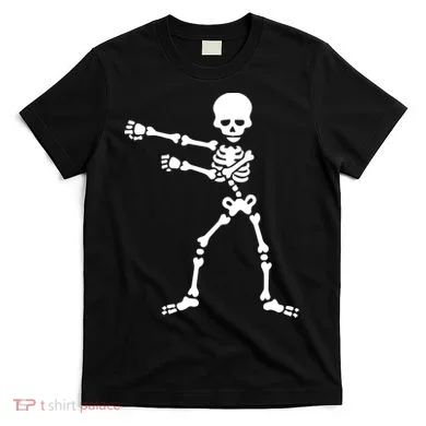 Flossing Skeleton  T-Shirt