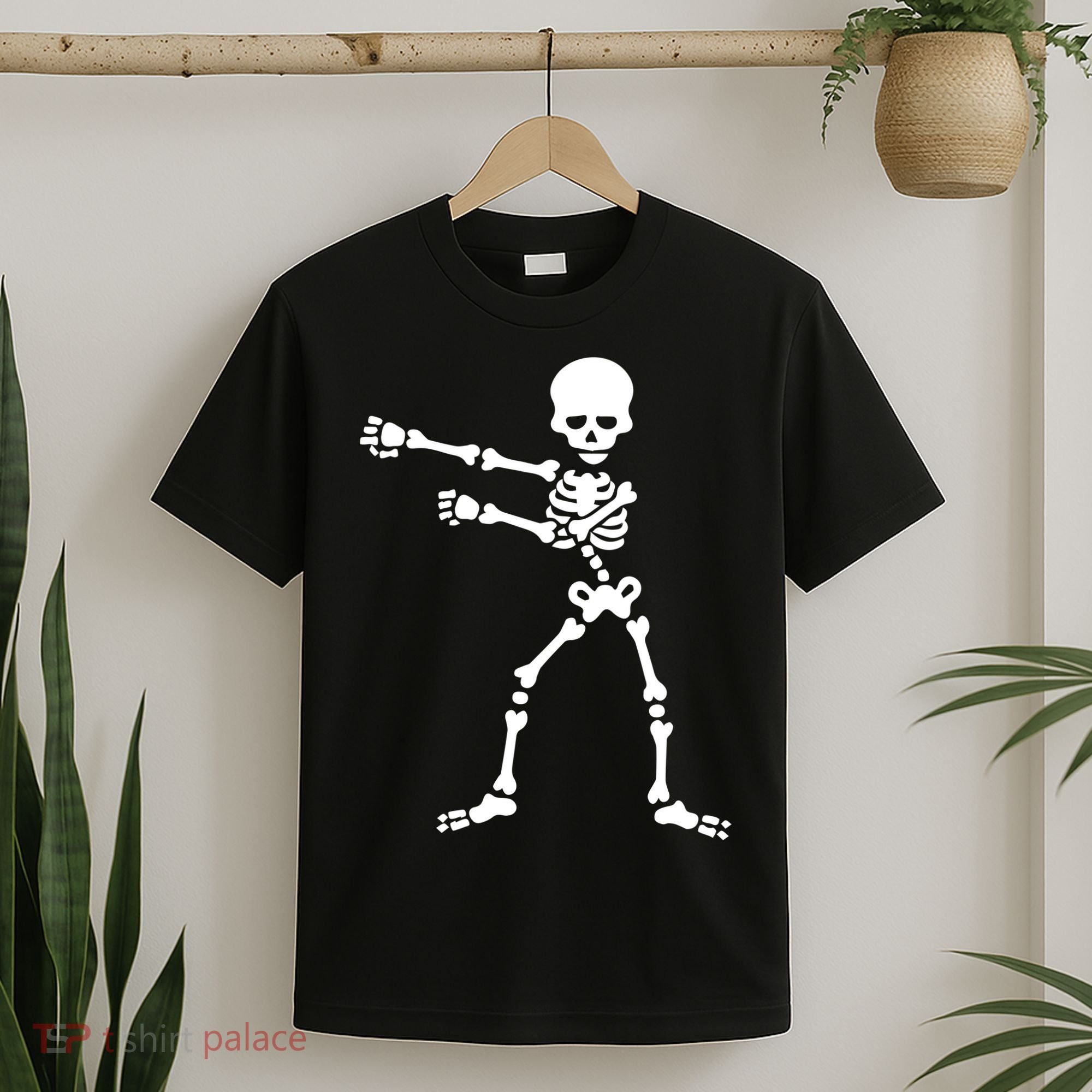 Flossing Skeleton  T-Shirt