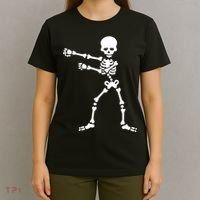 Flossing Skeleton  T-Shirt thumb 4