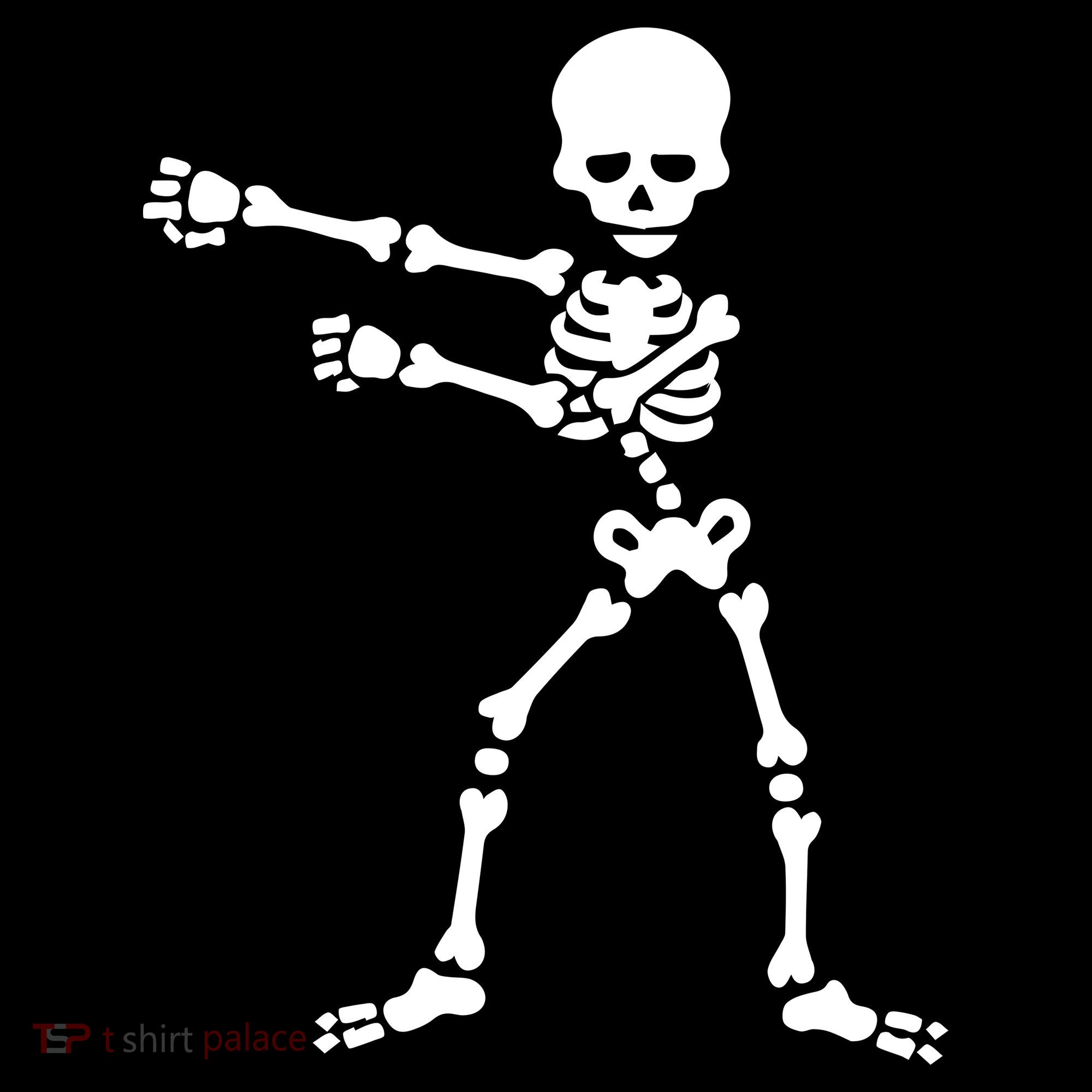 Flossing Skeleton  T-Shirt