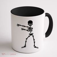Flossing Skeleton  Coffee Mug thumb 1