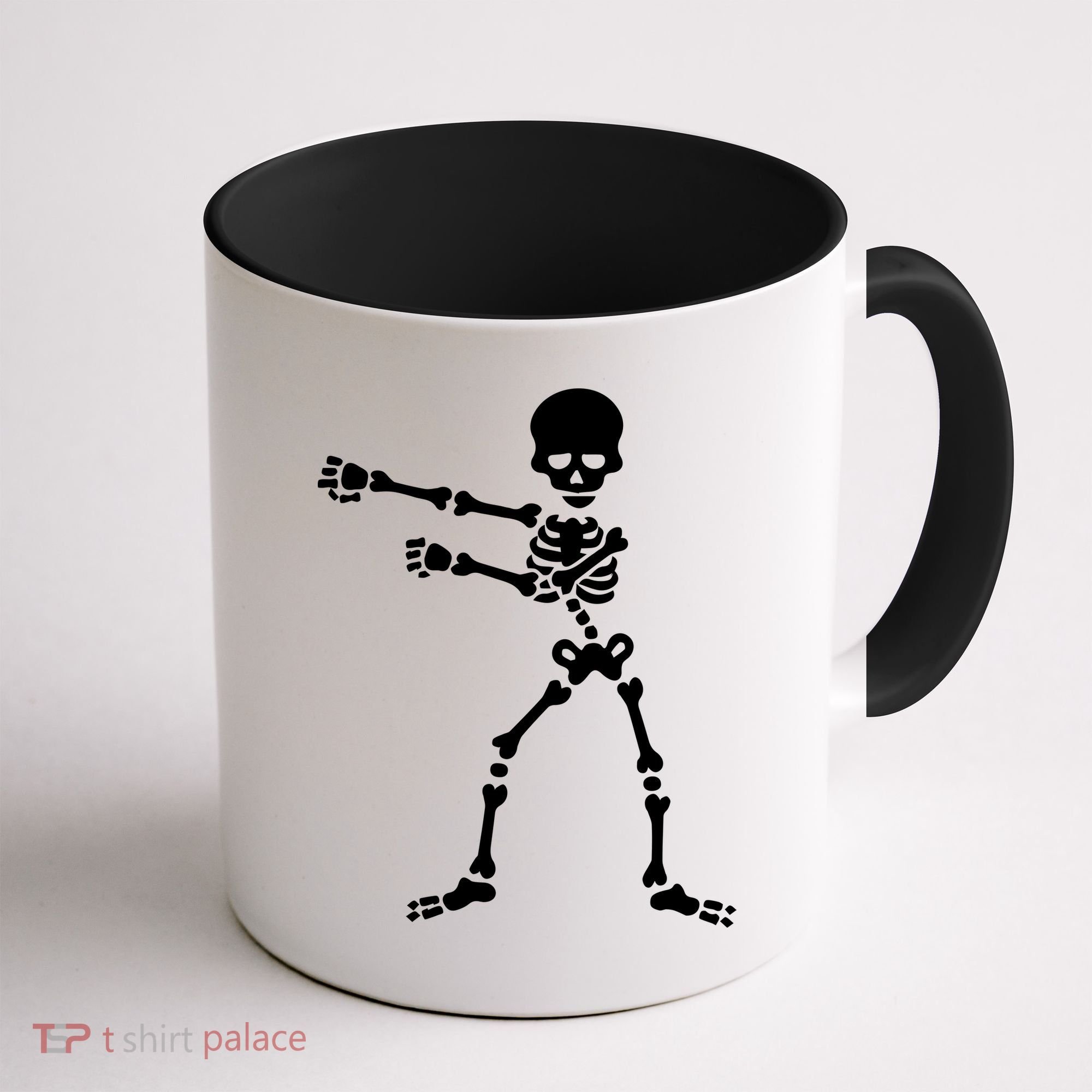 Flossing Skeleton  Coffee Mug