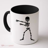 Flossing Skeleton  Coffee Mug thumb 0