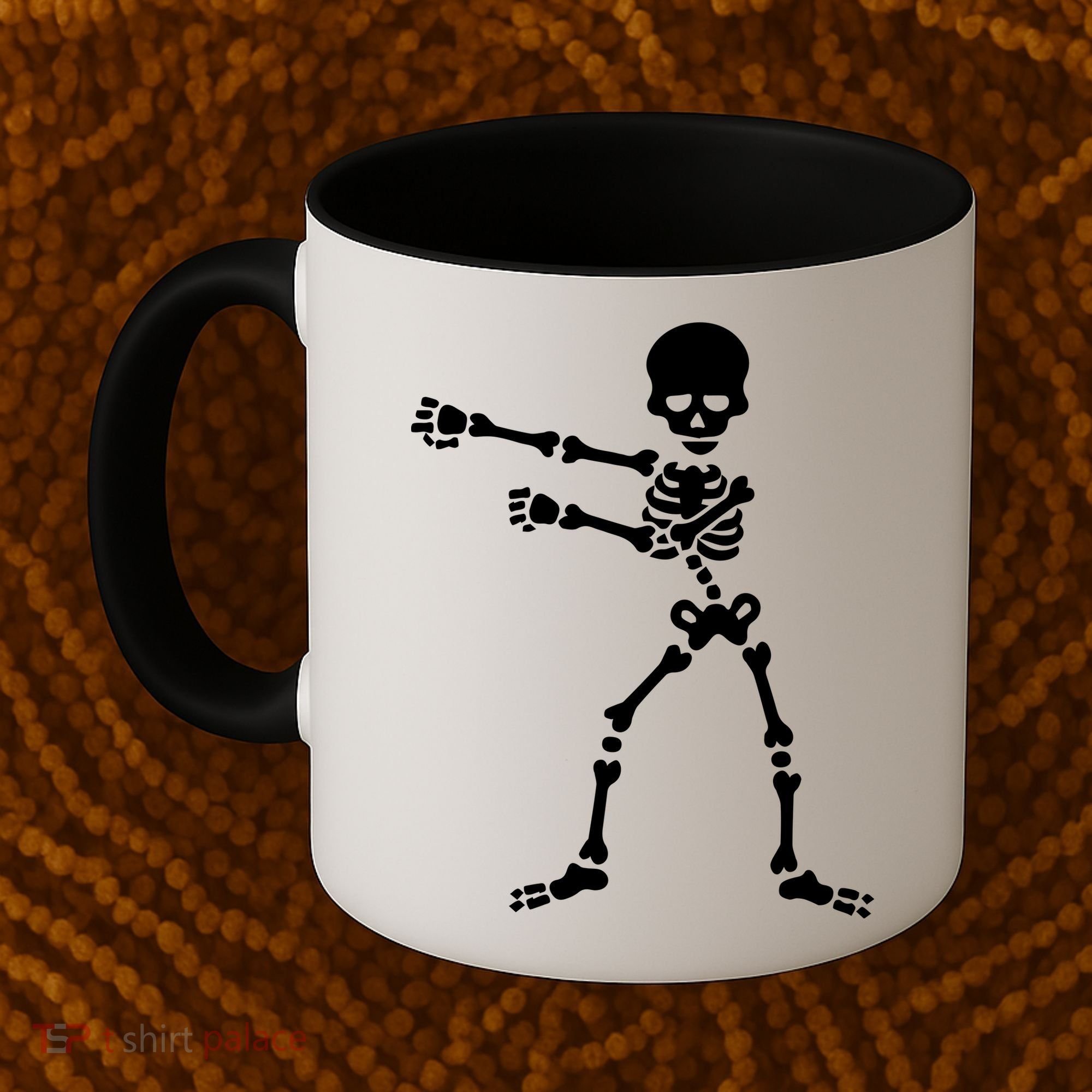 Flossing Skeleton  Coffee Mug