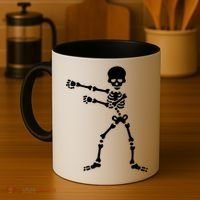 Flossing Skeleton  Coffee Mug thumb 4