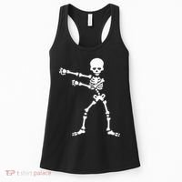 Flossing Skeleton  Women's Tank Top thumb 0