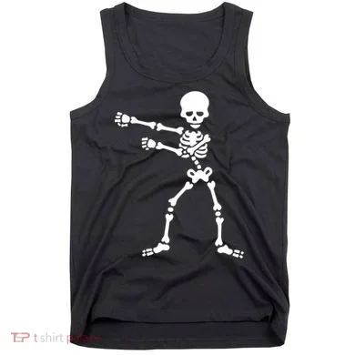 Flossing Skeleton  Tank Top