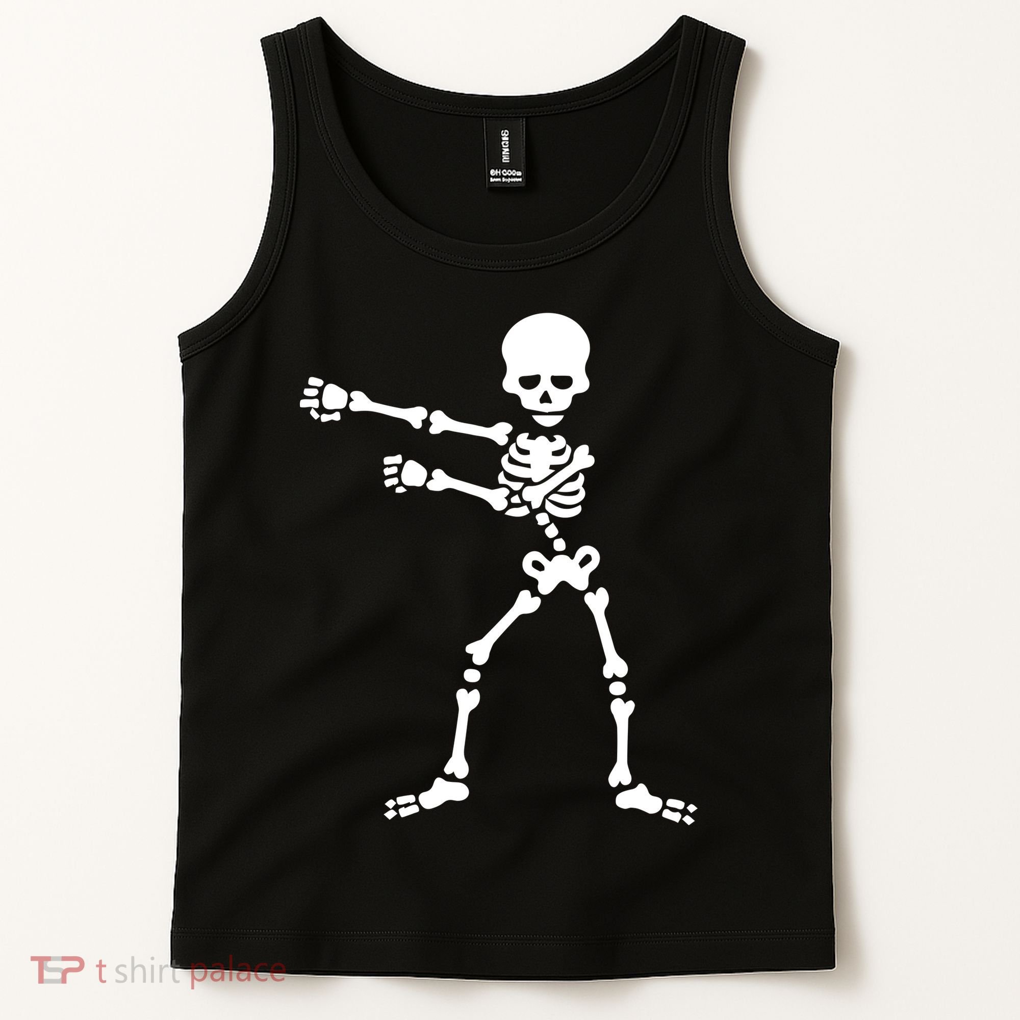 Flossing Skeleton  Tank Top
