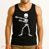 Flossing Skeleton  Tank Top thumb 3