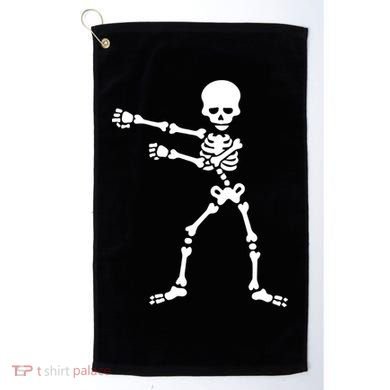 Flossing Skeleton  Golf Towel