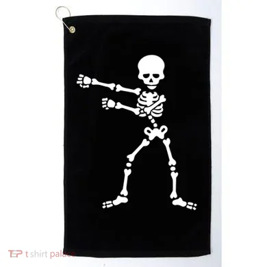 Flossing Skeleton  Golf Towel