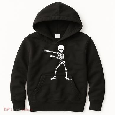 Flossing Skeleton  Kids Hoodie