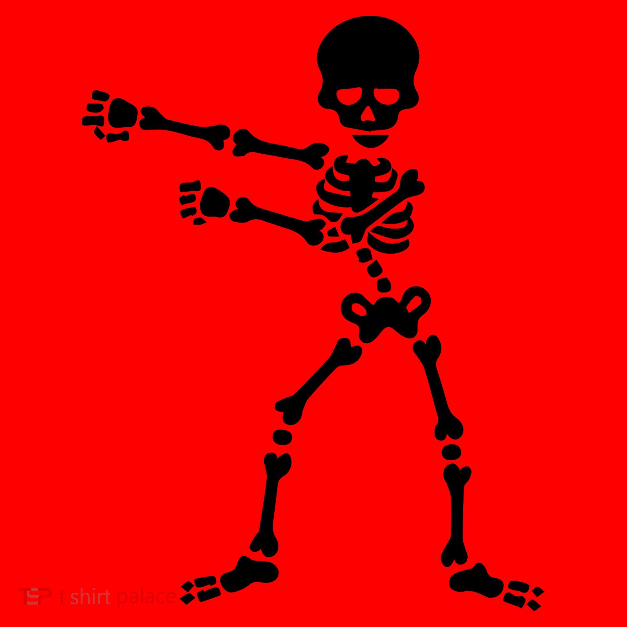 Flossing Skeleton  Santa Hat