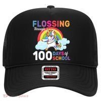Flossing Unicorn Through 100 days Of School Hat thumb 0