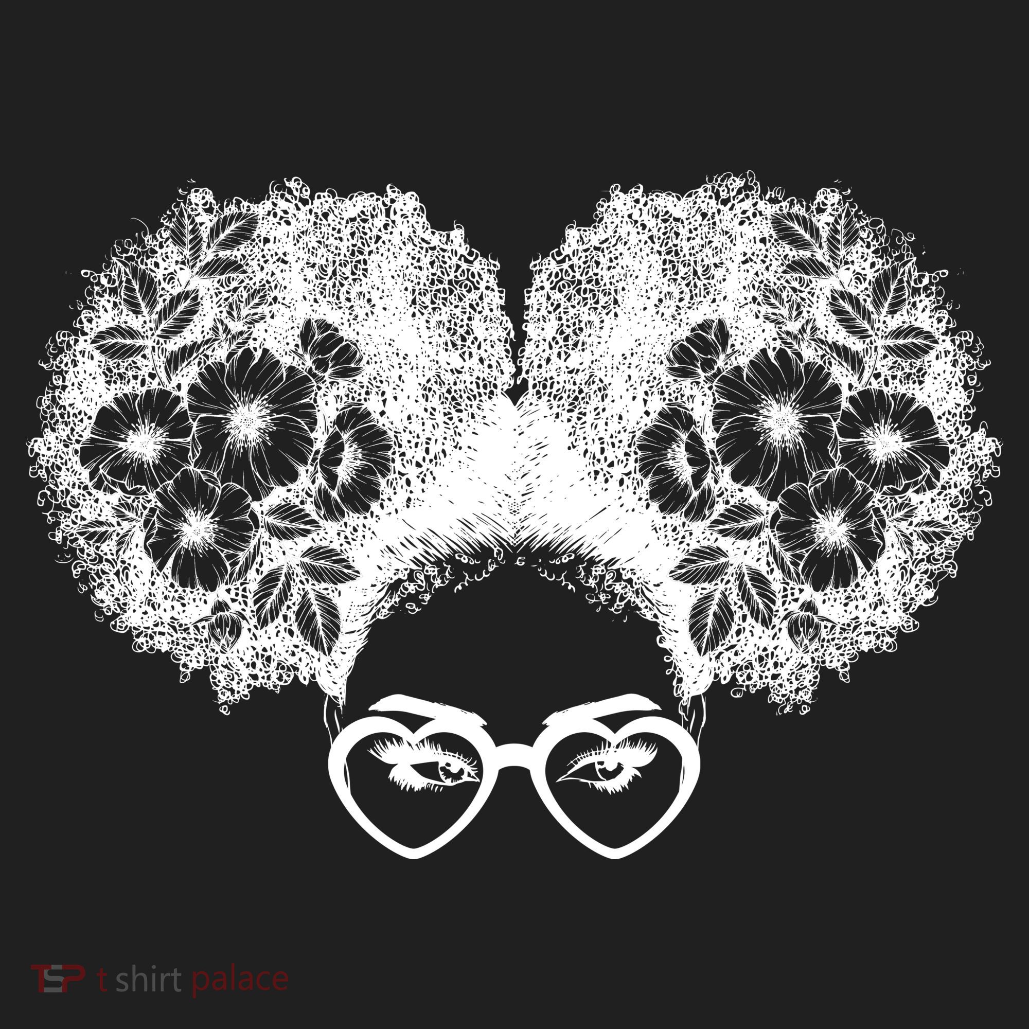 Flower Afro Puffs Women's Sweatshirt