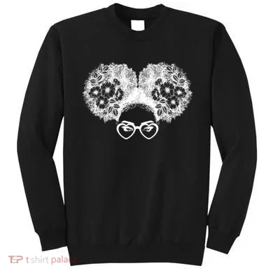 Flower Afro Puffs Sweatshirt