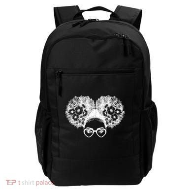 Flower Afro Puffs Backpack