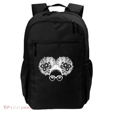 Flower Afro Puffs Backpack