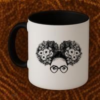 Flower Afro Puffs Coffee Mug thumb 2