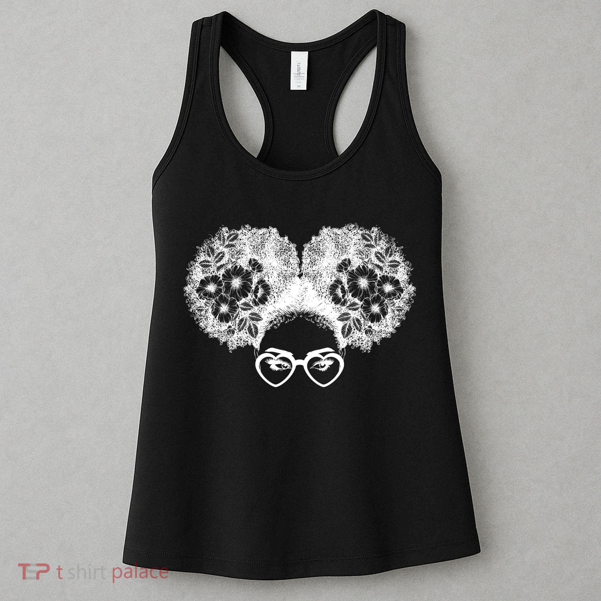 Flower Afro Puffs Women's Tank Top