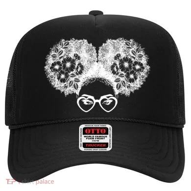 Flower Afro Puffs Hat