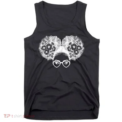 Flower Afro Puffs Tank Top