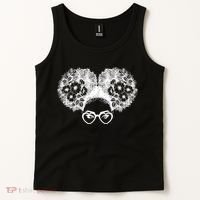 Flower Afro Puffs Tank Top thumb 2