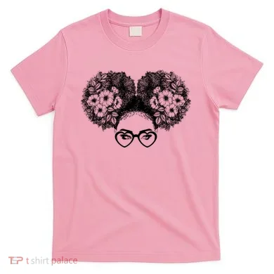 Flower Afro Puffs T-Shirt