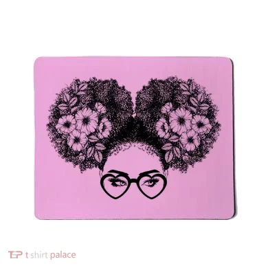 Flower Afro Puffs Mousepad