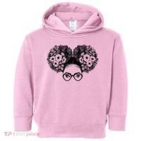Flower Afro Puffs Toddler Hoodie thumb 0