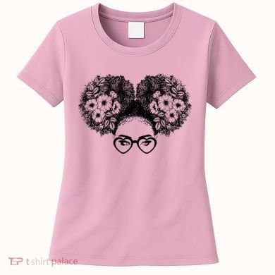Flower Afro Puffs Women's T-Shirt