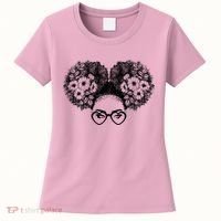 Flower Afro Puffs Women's T-Shirt thumb 0