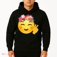 Flower Crown Emoji Hoodie thumb 2