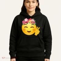 Flower Crown Emoji Hoodie thumb 5