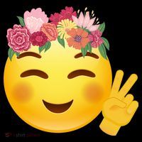 Flower Crown Emoji Hoodie thumb 7