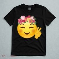 Flower Crown Emoji T-Shirt thumb 5