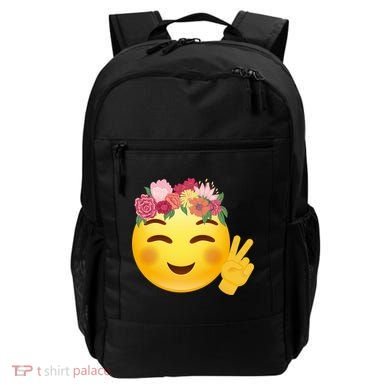 Flower Crown Emoji Backpack