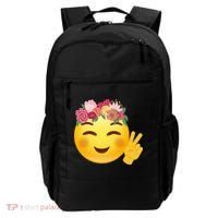 Flower Crown Emoji Backpack thumb 0
