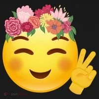 Flower Crown Emoji Button thumb 1